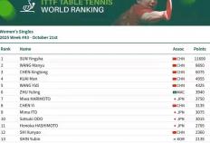 kaiyun-乒乓球世界排名11月揭晓