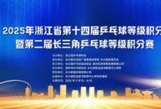开云下载-“新城环保杯”2025年浙江(jiāng)省第(dì)十四(sì)屆(jiè)乒(pīng)乓球等級(jí)积分联赛(长兴站)暨第(dì)二屆(jiè)长三(sān)角乒(pīng)乓球等級(jí)积分赛落幕