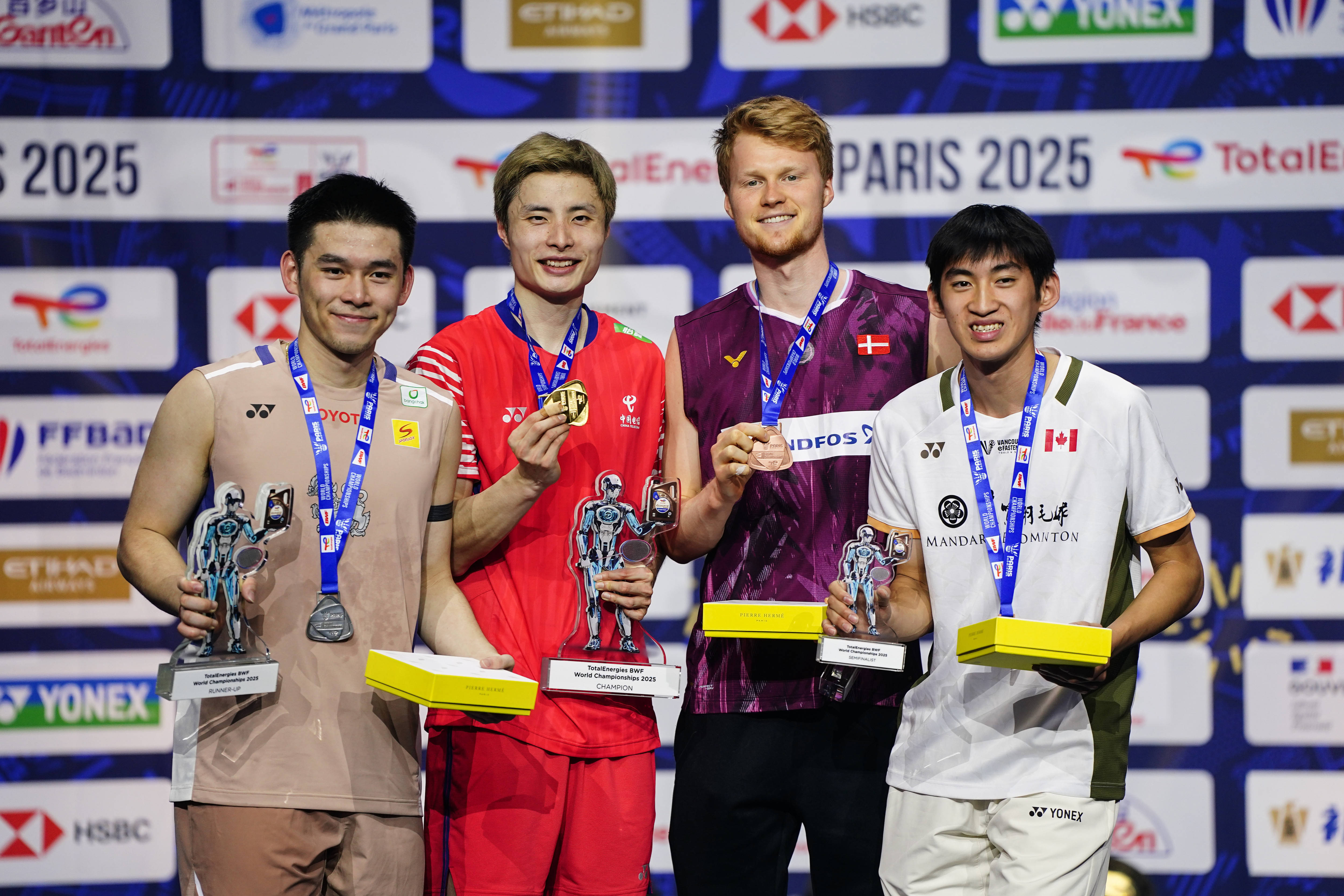 开云-羽(yǔ)毛球世锦赛：石宇奇获得男单冠军