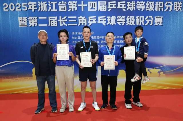 开云下载-“新城环保杯”2025年浙江(jiāng)省第(dì)十四(sì)屆(jiè)乒(pīng)乓球等級(jí)积分联赛(长兴站)暨第(dì)二屆(jiè)长三(sān)角乒(pīng)乓球等級(jí)积分赛落幕