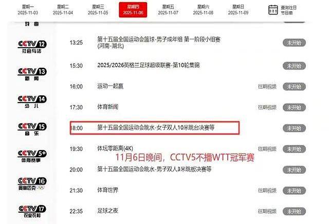 开云下载-调整！11月6日晚间CCTV5转播(bō)WTT冠軍(jūn)赛有变，5台不转播(bō)乒乓球